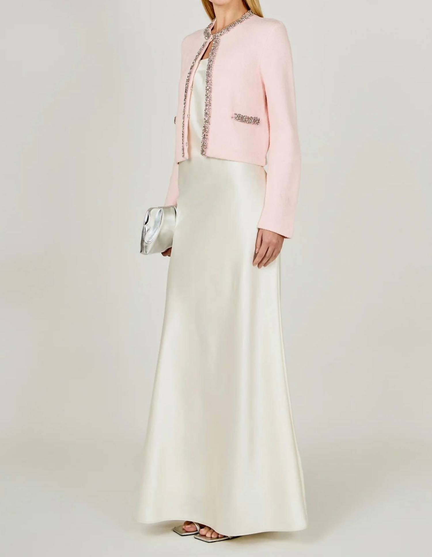 Ella Blu Boutique - Jewel Trim Cardigan