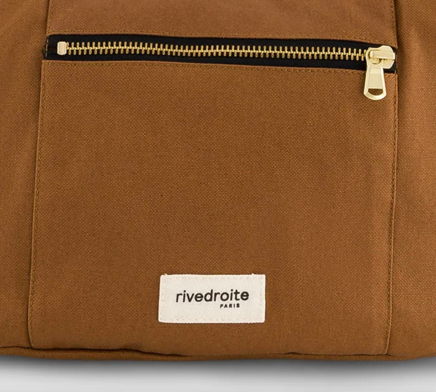 Rivedroite Paris - Women's Charlot Mini Waxed Canvas Handbag