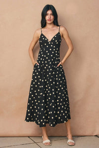Dress Forum - Madelyn Polka Dot Midi Dress