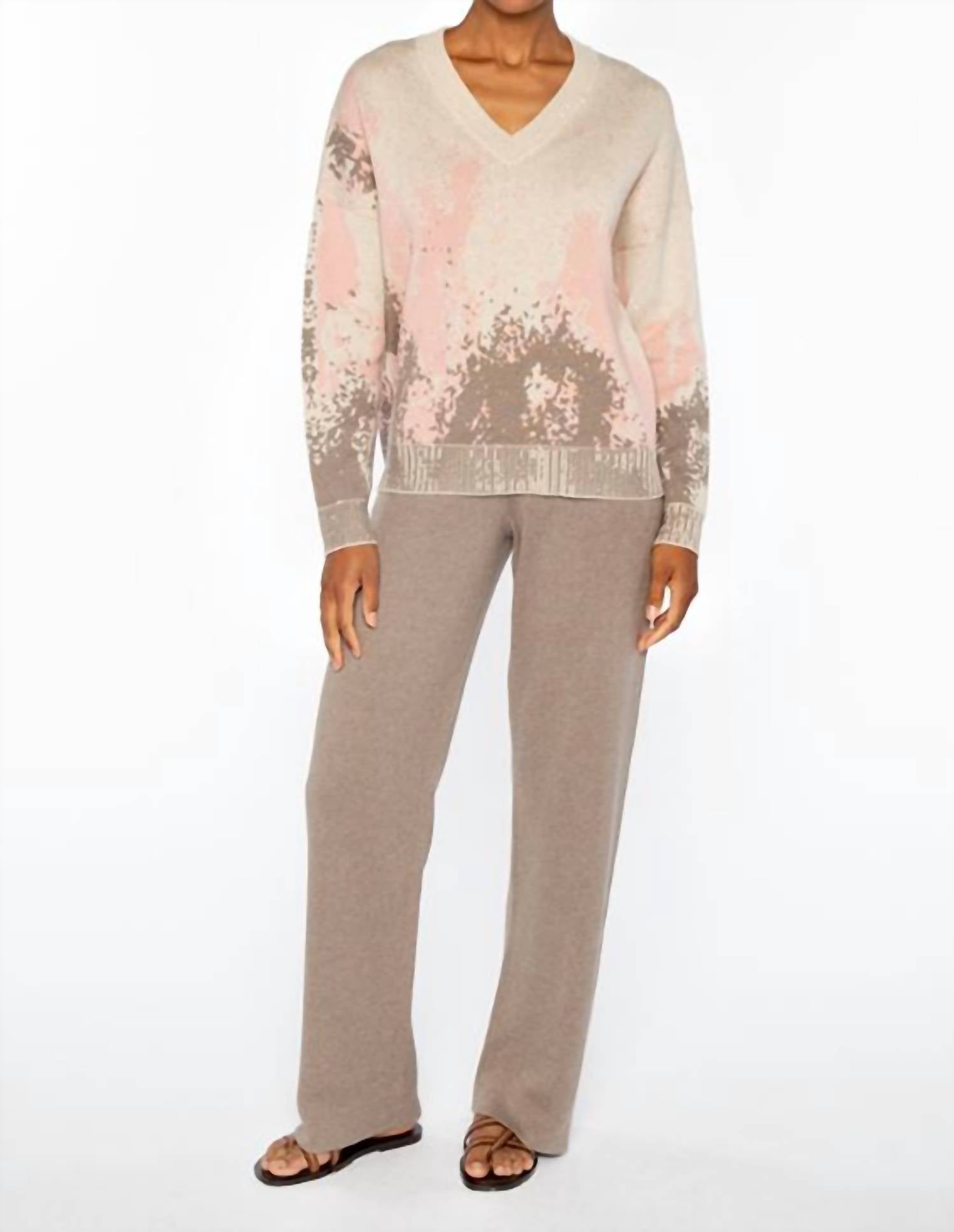 Kinross - Sequin Jacquard Crew Top