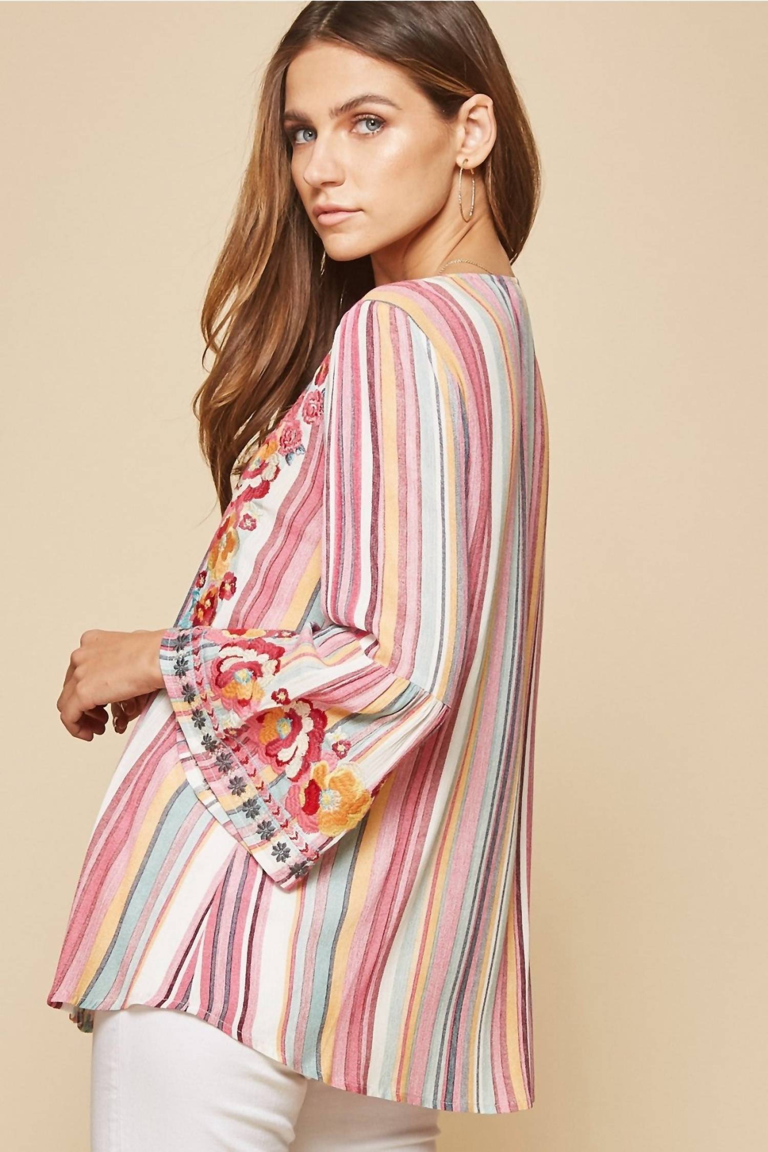 Andree By Unit - South Beach Embroidered Top