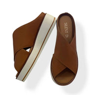 SILENT D Women's Orelia Sandal in tan - women's sandal - alternate view