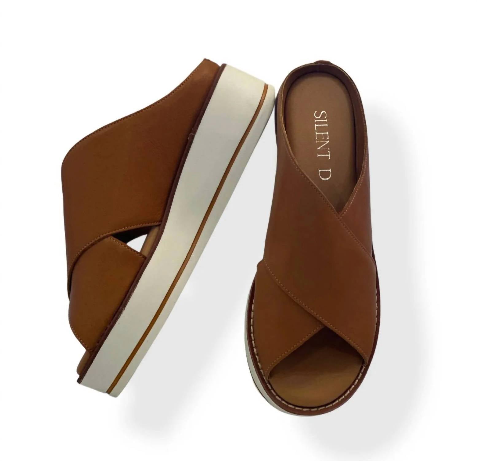 SILENT D Women's Orelia Sandal in tan - women's sandal - alternate view