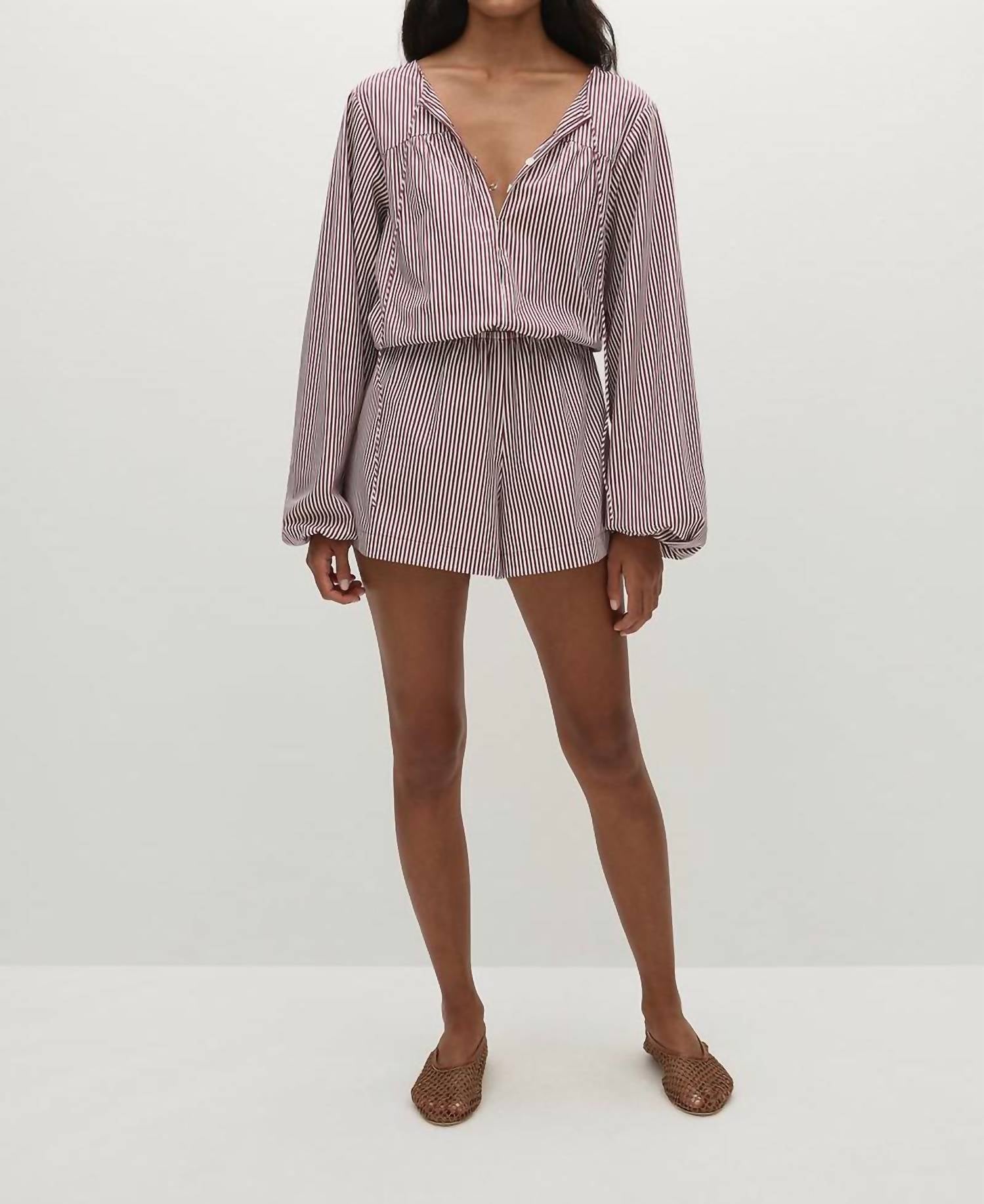 Faithfull The Brand - Frida Shorts Playsuit Romper