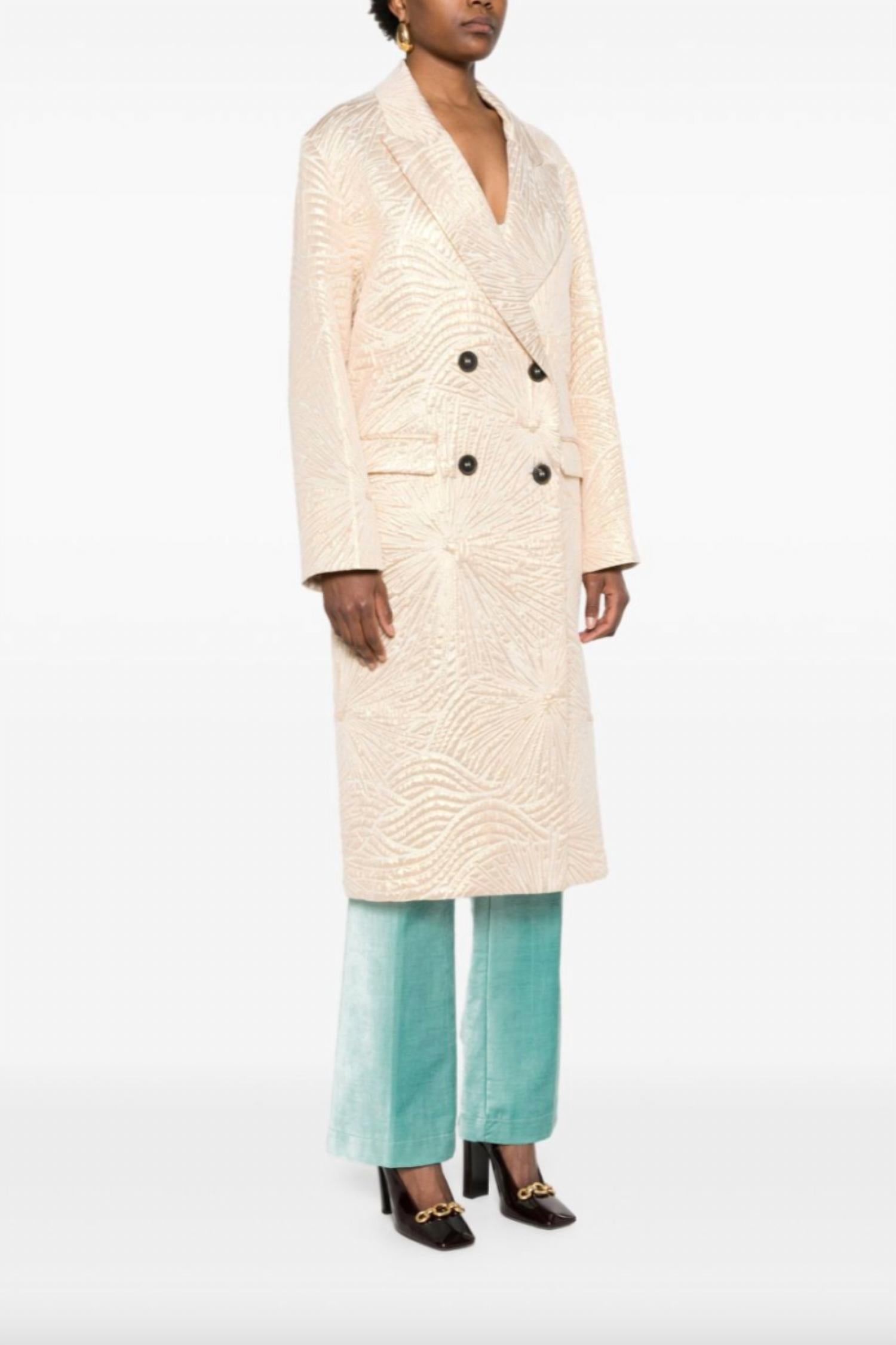 Forte Forte - Golden Sunrise Jacquard Coat