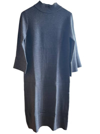 Umgee - Women's Mock Long Sleeve Midi Dress