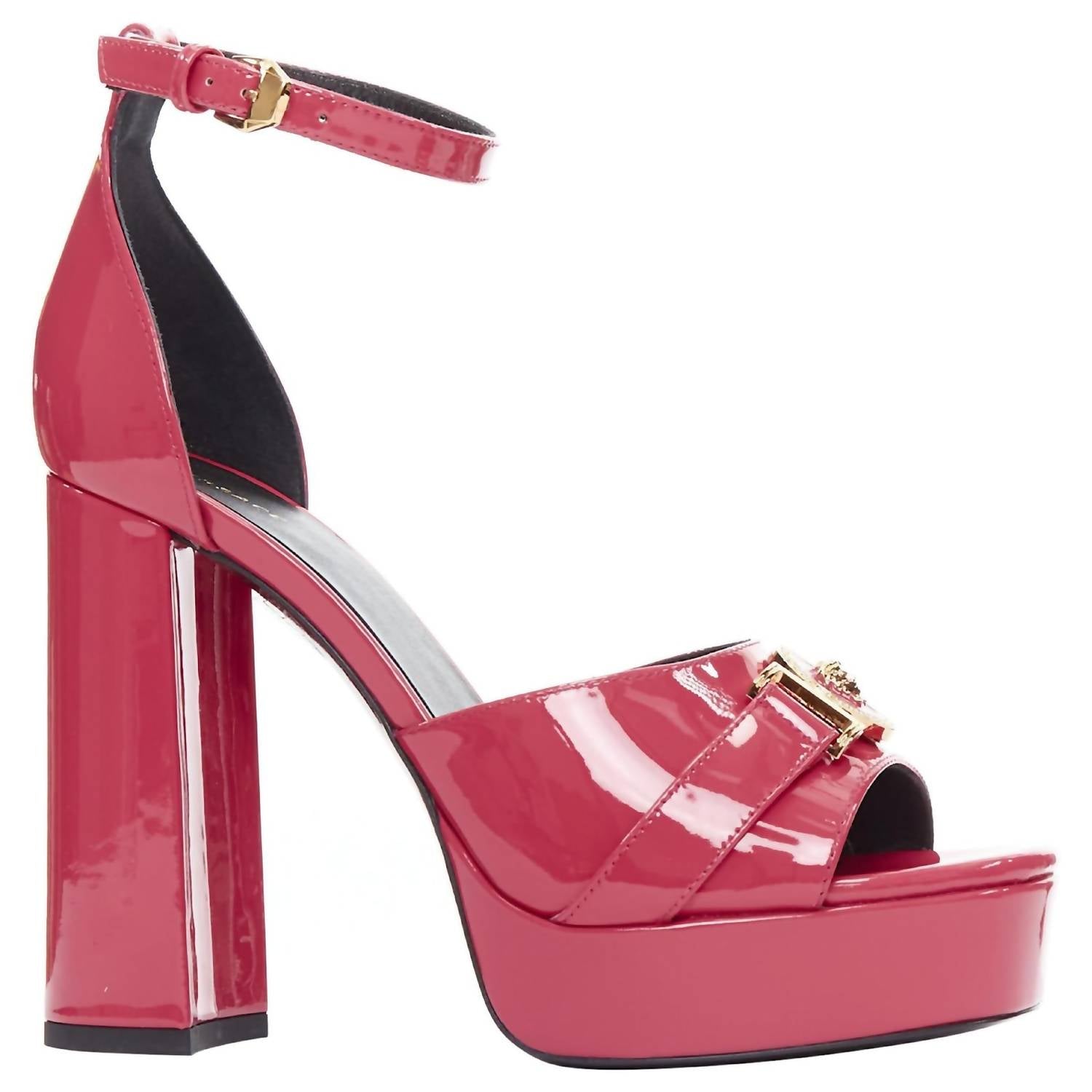 Versace - Women's Medusa Logo Patent Leather Platform Heels