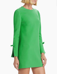SACHIN & BABI Lily Long-sleeve Shift Dress in parrot green - women's dress - alternate view
