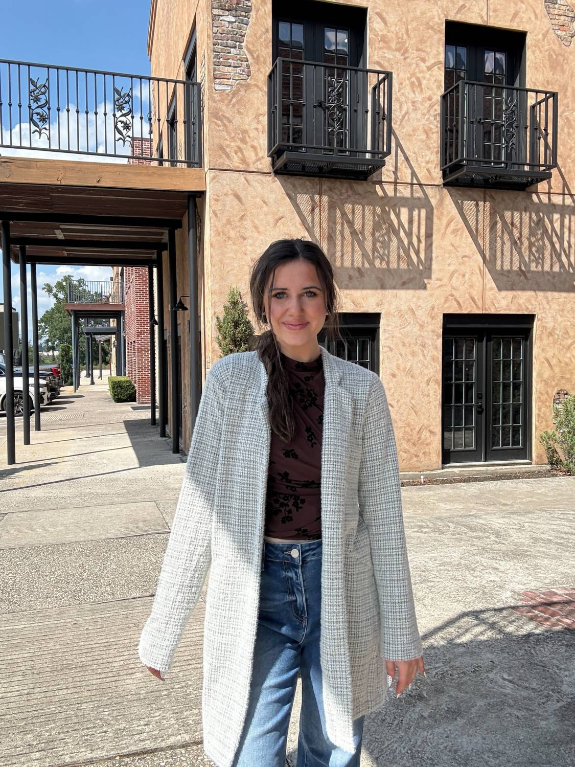 Wishlist - Heidi Houndstooth Jacket