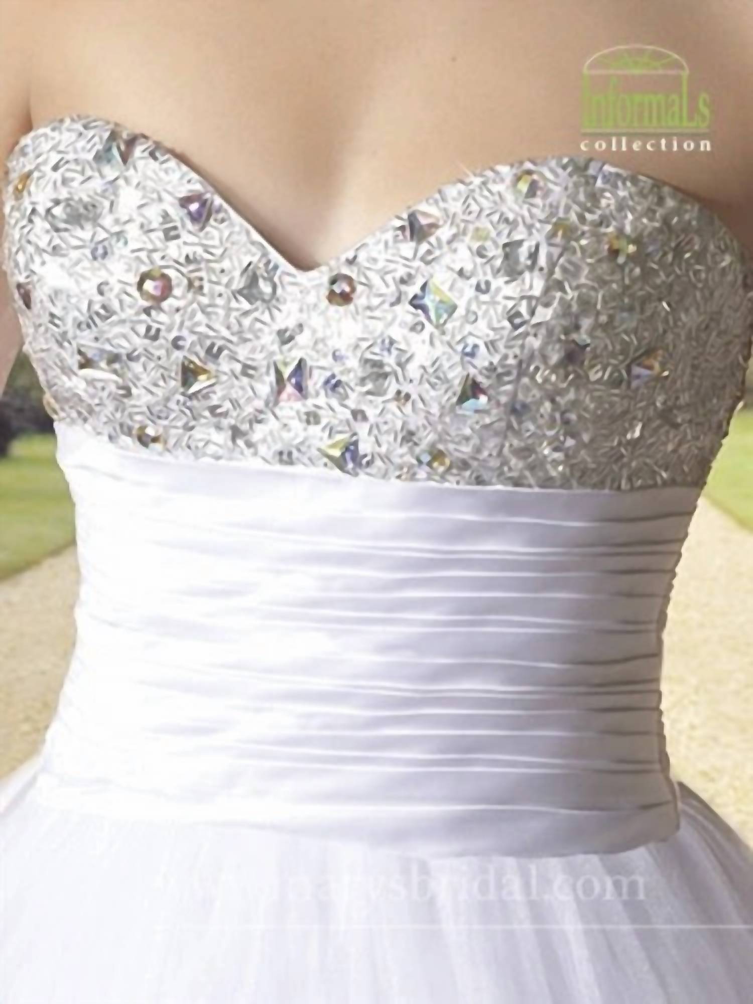 Mary'S Bridal - Strapless Crystall Ball Gown
