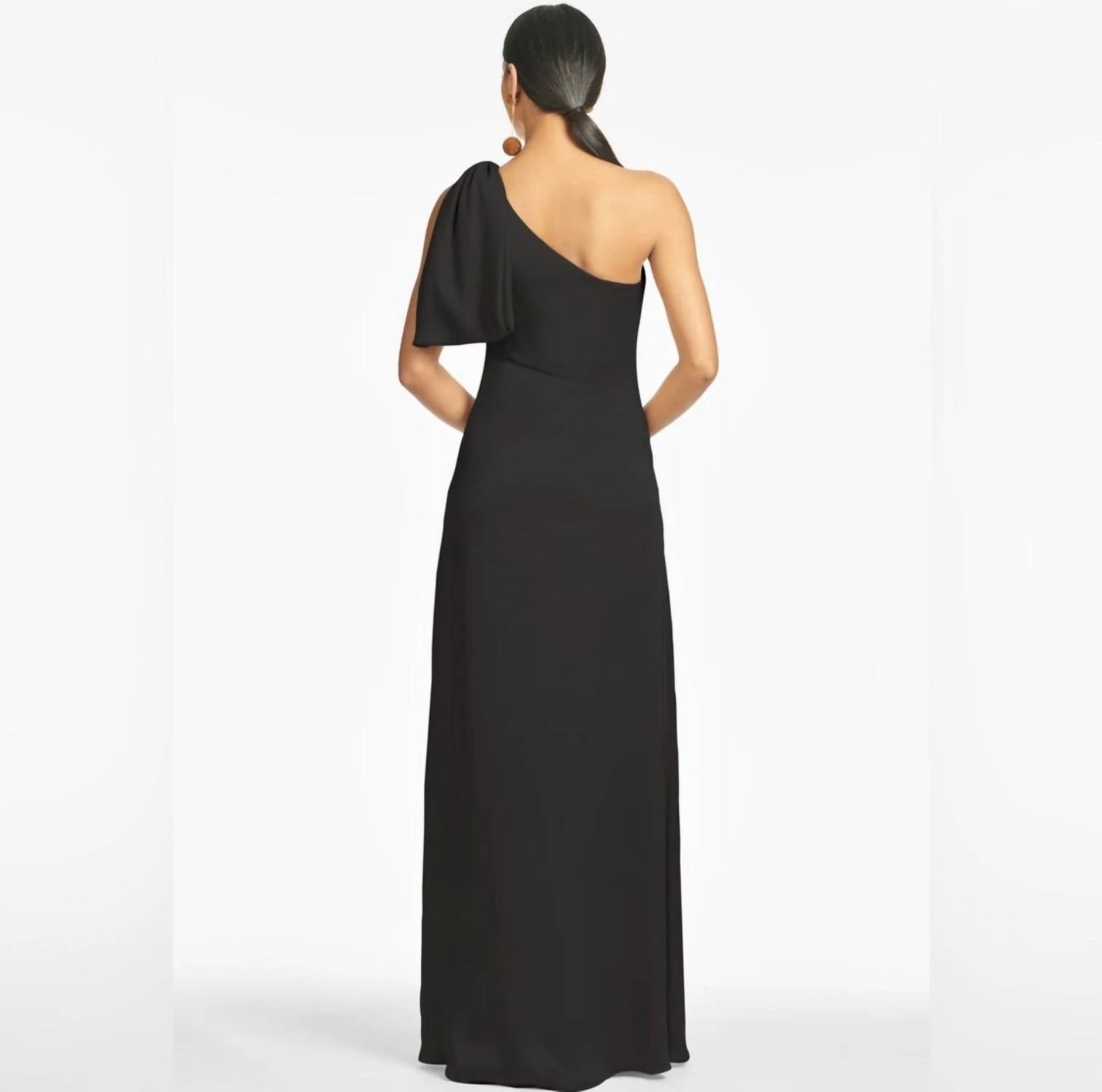 Sachin & Babi - Chelsea One-shoulder Georgette Gown