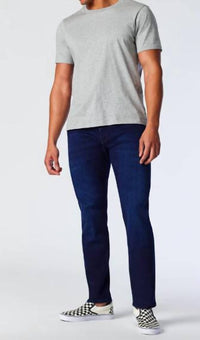 mavi Men's Marcus Athletic Jean in dark brushed - men's jeans
