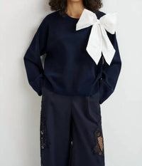 Essentiel Antwerp - Hoslo Pullover With Bow