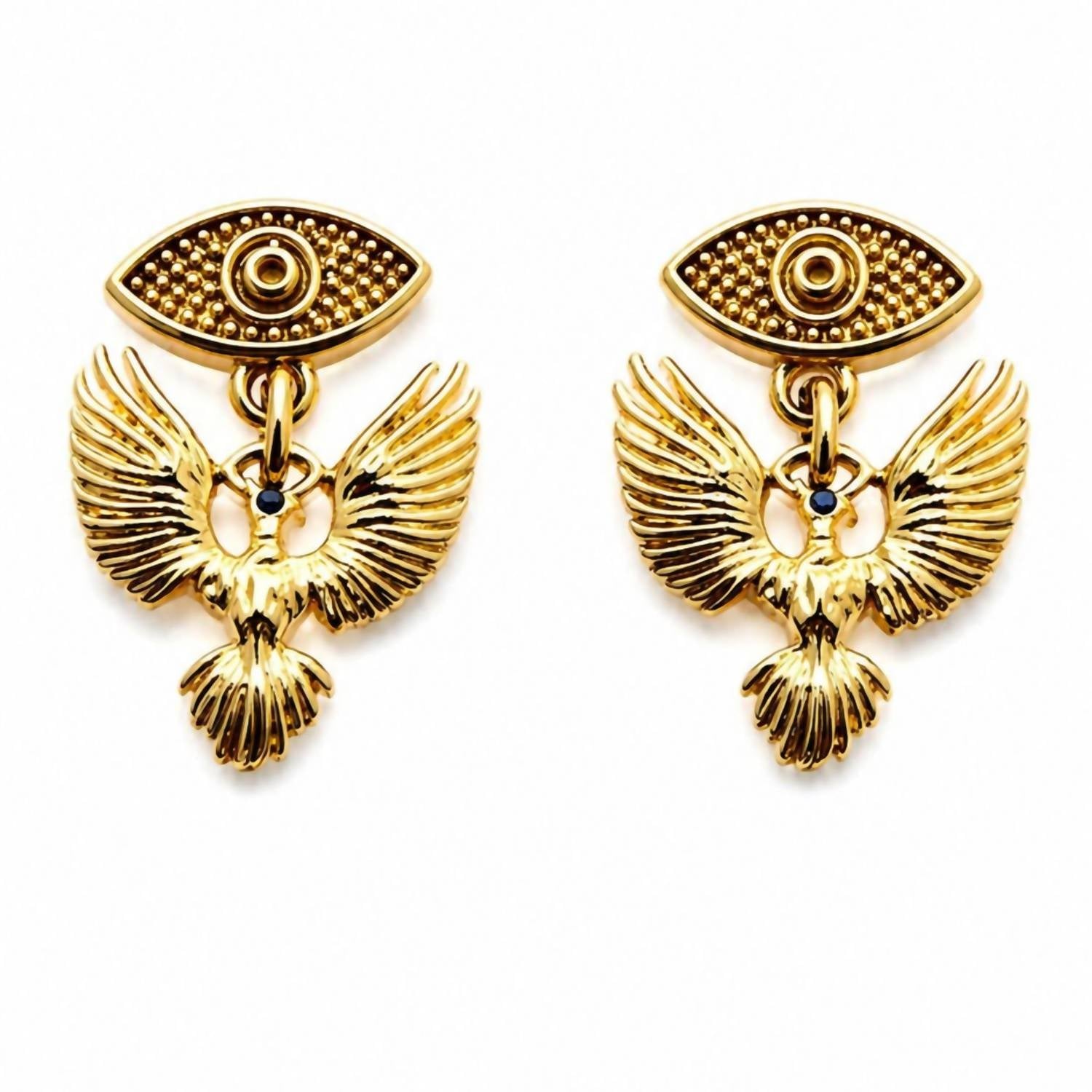 Jagged Halo Jewelry - Women's Oracle Phoenix Earrings
