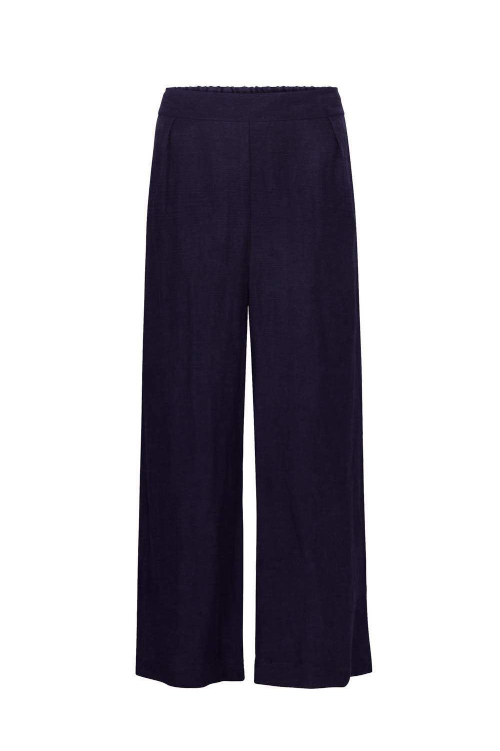 ANEMOS Women's The Keaton Wide Leg Pants in navy - women's pants