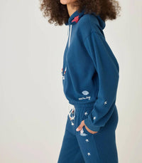 Pj Salvage - Maritime Lounge Embroidered Hoodie