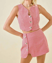 Day + Moon - London Calling Skort