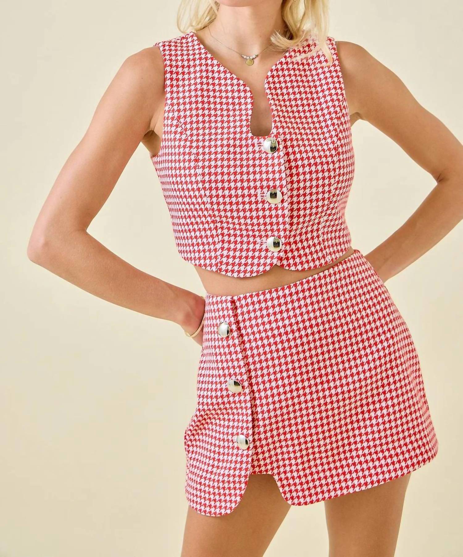 Day + Moon - London Calling Skort