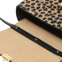 Closed - Women's Leopard Cowhide Bag