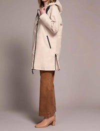 Tribal - Water Repellent Zip-front Rain Coat