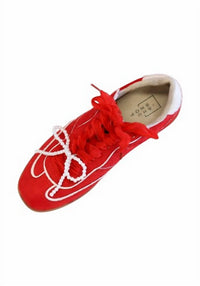 SHU SHOP Women's Sophie Shoe in red - women's sneaker