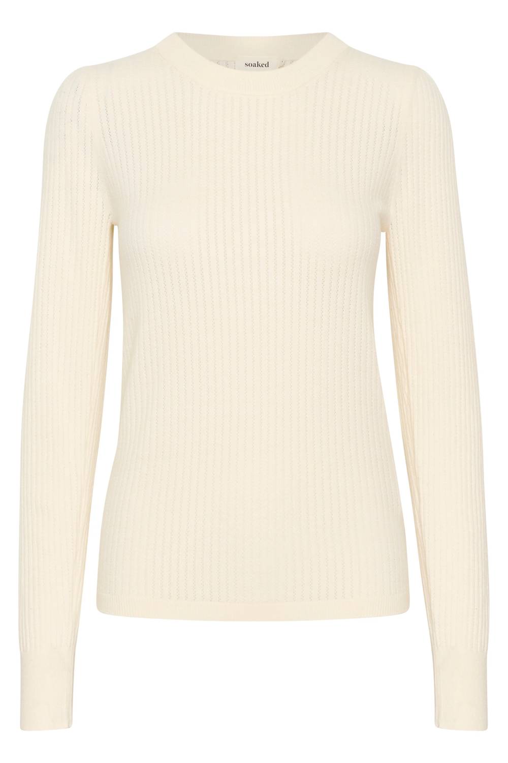 Soaked In Luxury - Spina Slim Fit Crew Neck Pullover Sweater