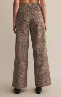 Z Supply - Marli Denim Leopard Pants