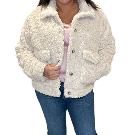 Saltwater Luxe - Sherpa Button Up Jacket