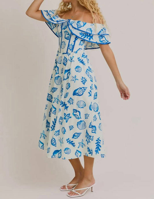 Le Lis - Shelly Off Shoulder Midi Dress