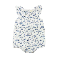 Vignette - Girl's Maya Ruffle Bubble Onesie