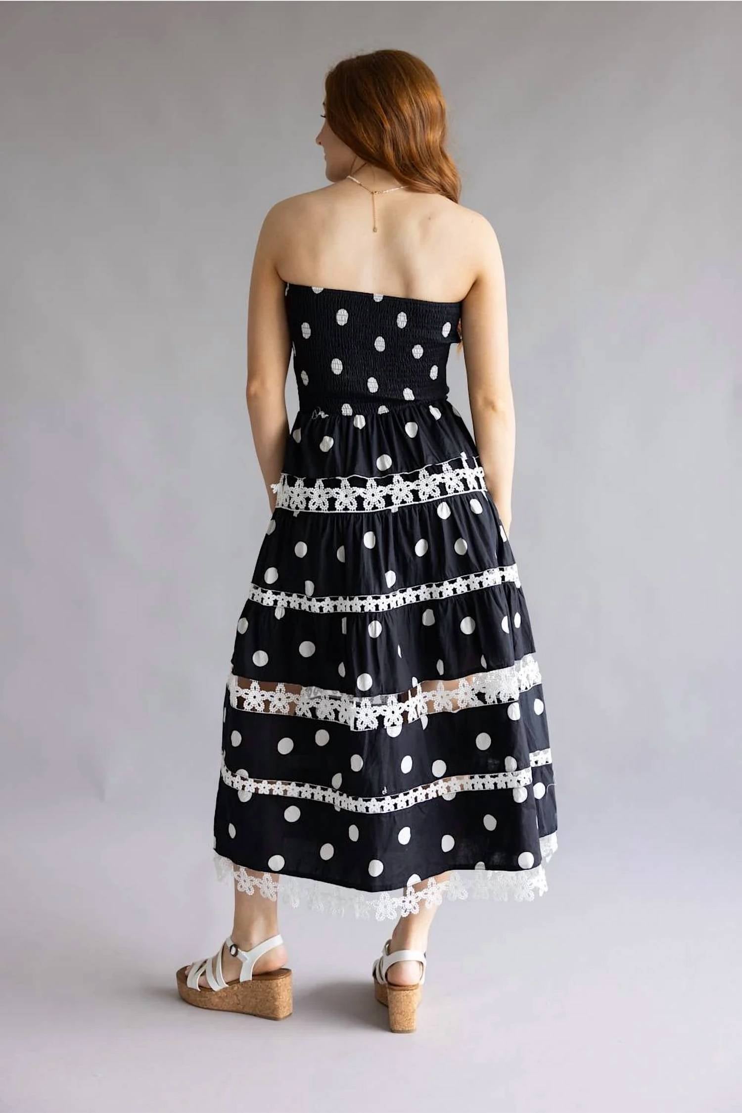 Strut & Bolt - Clarie Polka Dot Dress