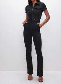 Good American - Fit For Success Bootcut Jumpsuit