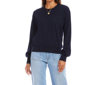 Karen Kane - Long Sleeve Ribbed Top