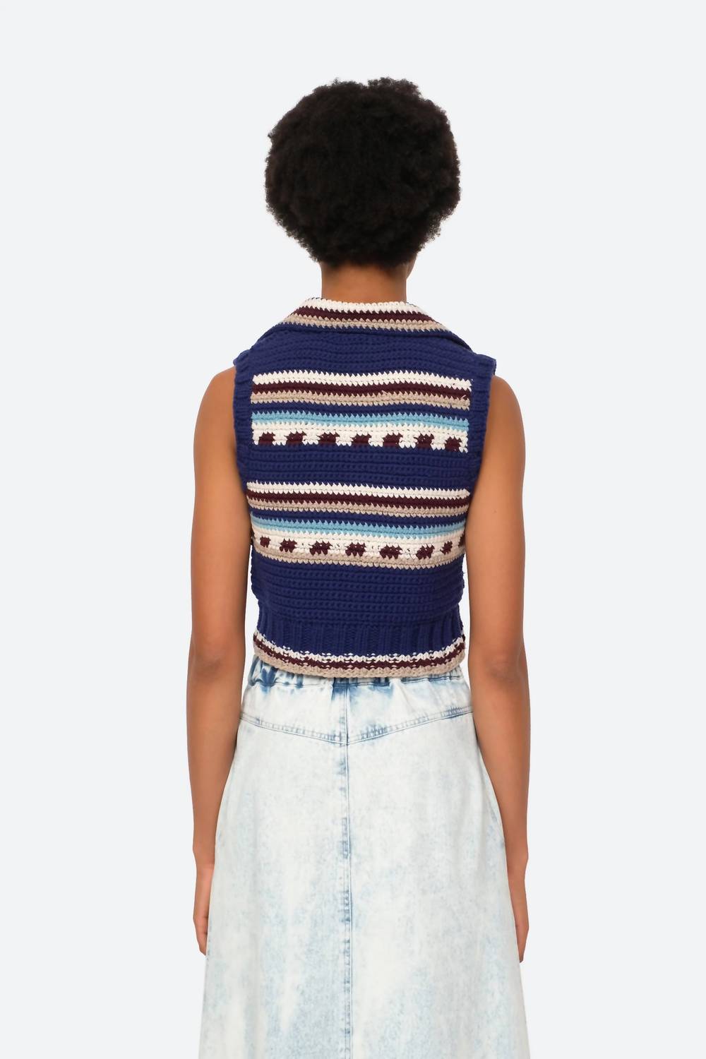 Sea - Sutton Crochet Vest