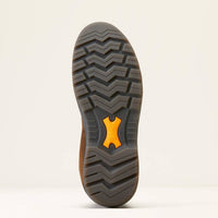 ARIAT Men's Carbon-toe Turbo Outlas H2o Csa Work Boot in rich brown - men's boots - detail view