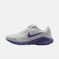 NIKE Women's Structure 26 Road Running Shoes in white grape - women's shoe - alternate view