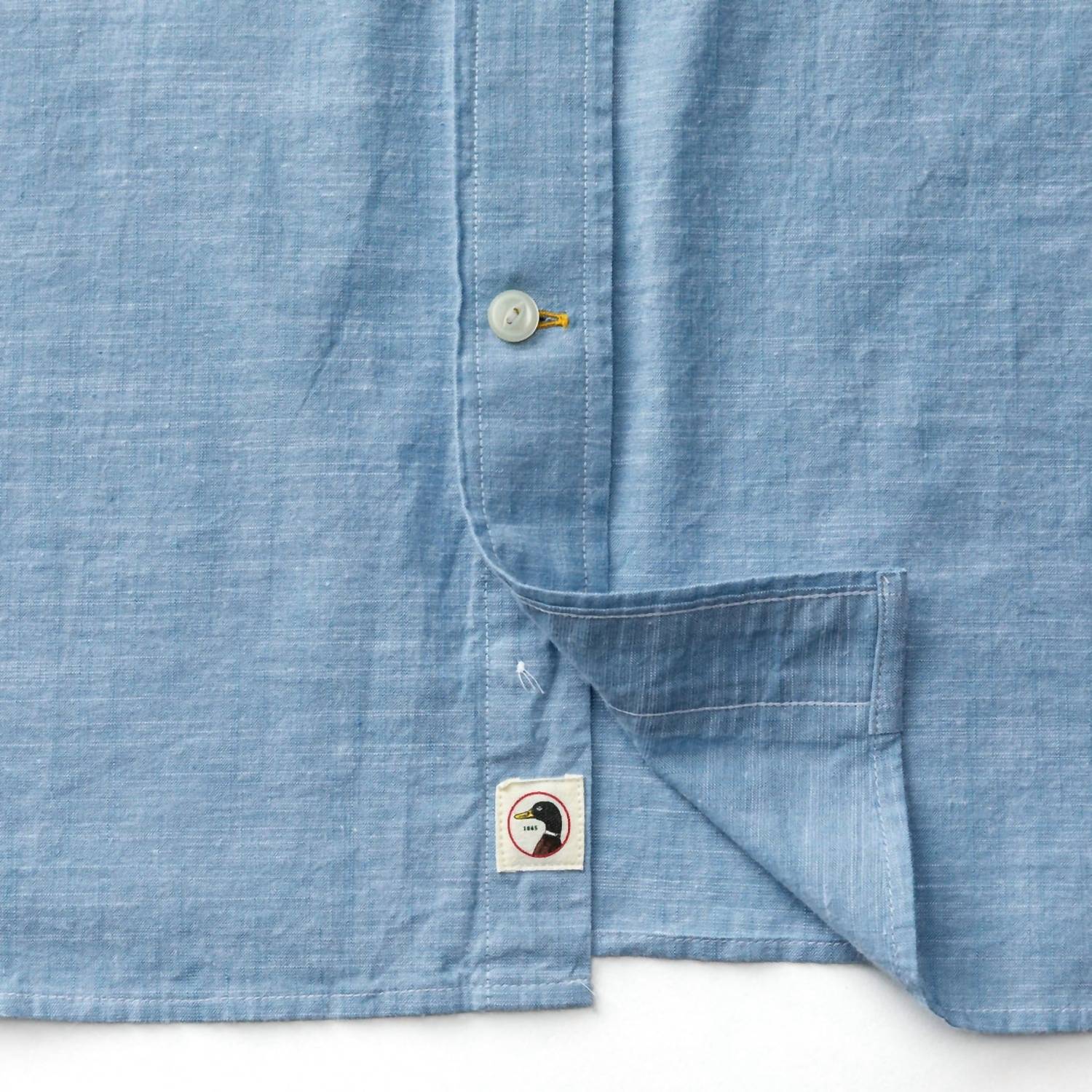 Duck Head - Long Sleeve Cotton Chambray Sport Shirt