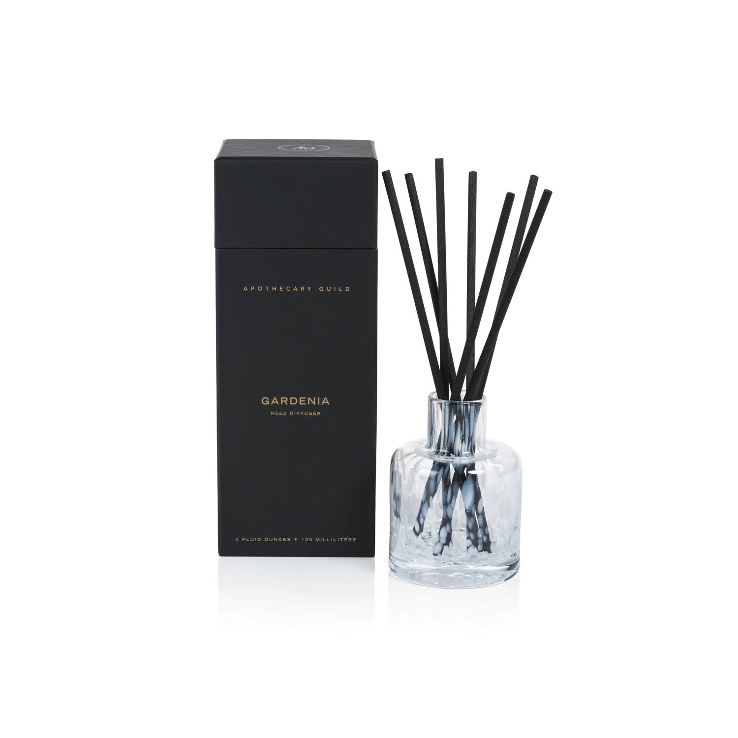 Birdwell Beach Britches - Apothecary Guild Glass Gardenia Reed Diffuser Set