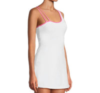 Beach Riot Quincy Mini Dress in strawberry cream - women's dress - alternate view