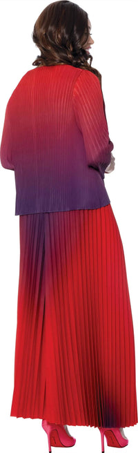 Divine Apparel Designs - Pleated Wide Leg Pant Set