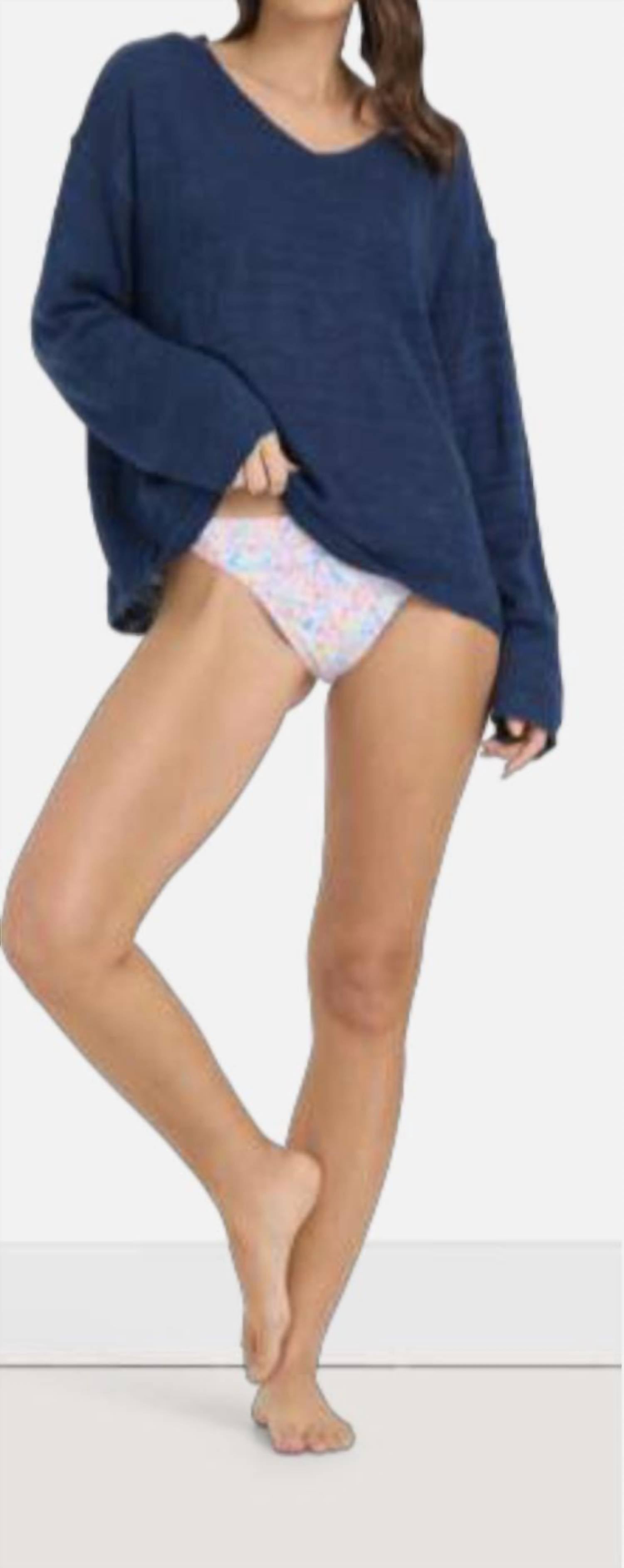 Ocean Drive - Solid slub sweater
