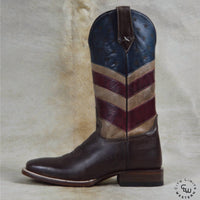 Null - Men's Old Glory Burnished American Flag Boots