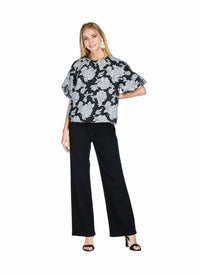 Joy Joy - RUCHED SHOULDER TOP