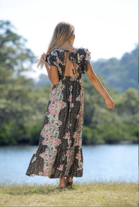 Cienna - Open Back Maxi Dress