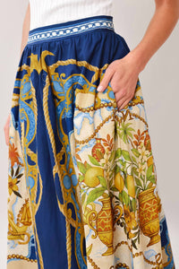 Sugarlips - Printed Woven Maxi Skirt