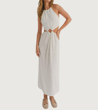 Sage The Label - Cove Halter Tie Dress