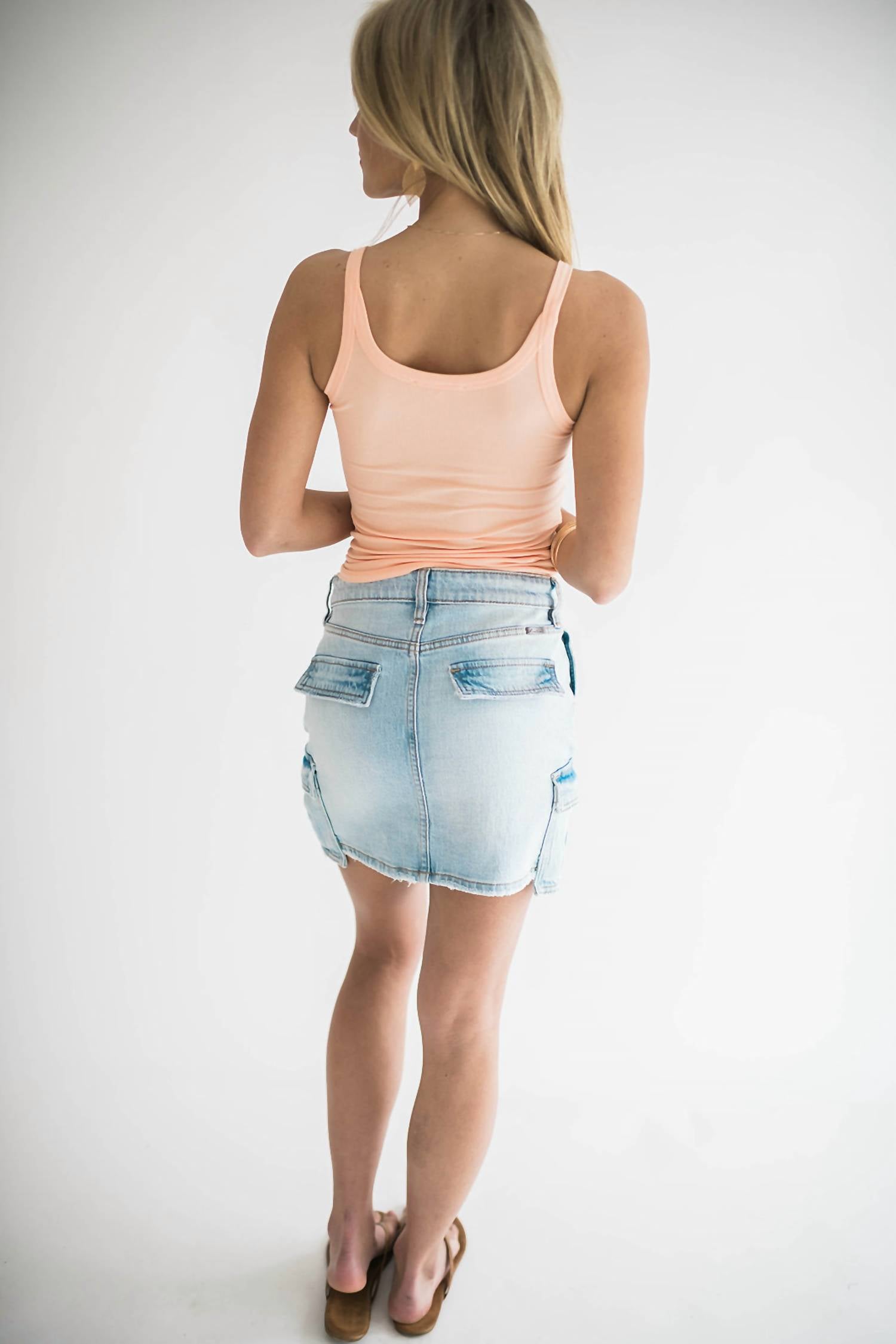 Falcon Park - Cargo Mini Skirt