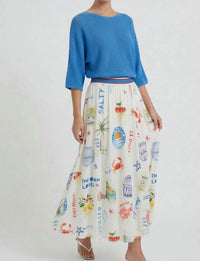 Oui - Post Card Skirt