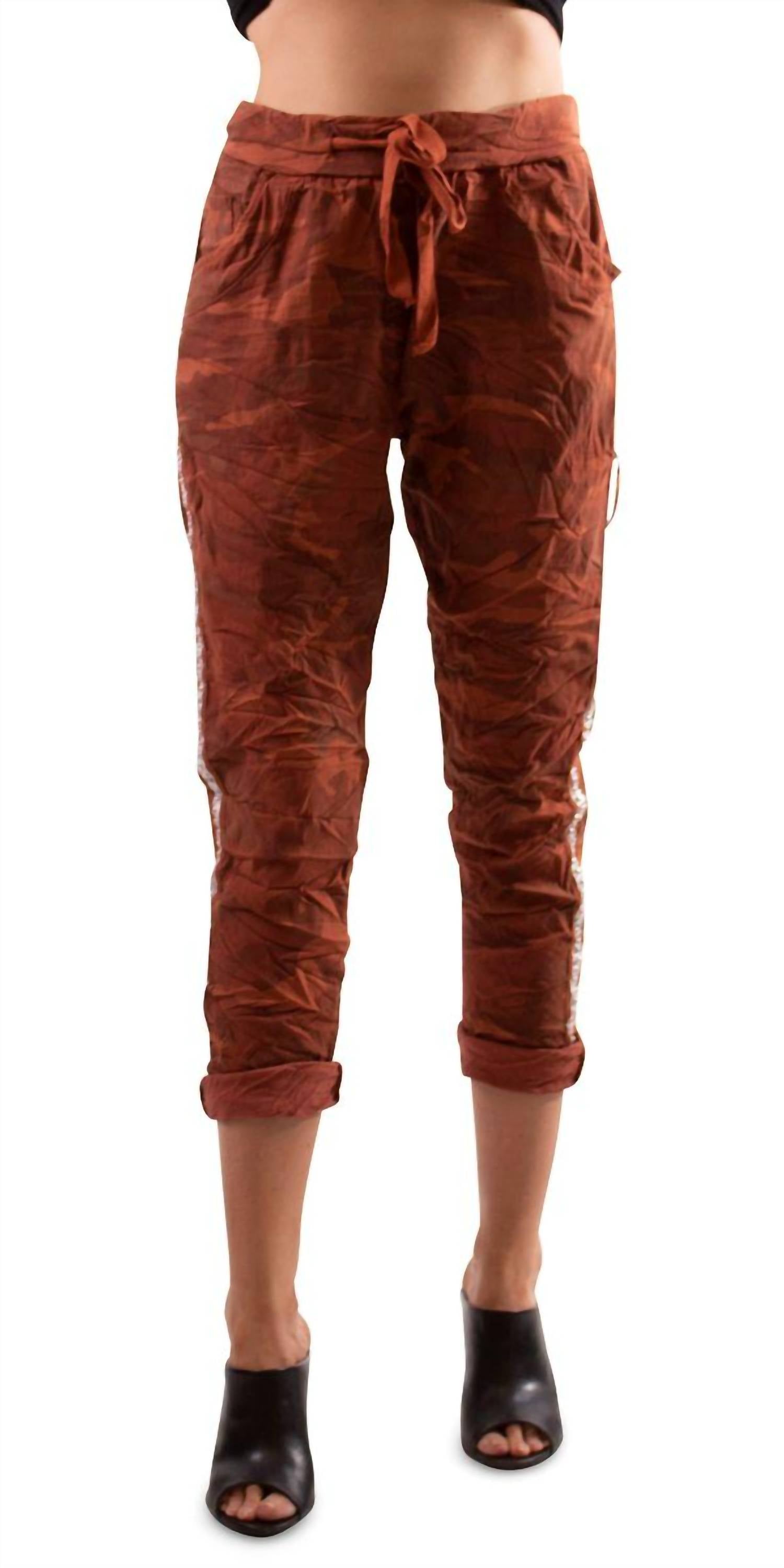 Gigi Moda - Caterina Camo Slim Pants