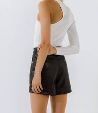 Endless Rose - Rhea One Shoulder Ribbed Top
